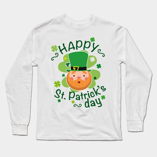 St Patricks Day Long Sleeve T-Shirt by BOEC Gear